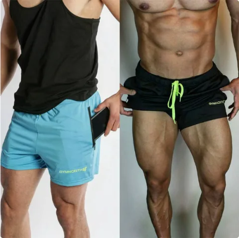 Mens Quick-drying Fitness Swimming Trunks Swimwear Sports Gym Run