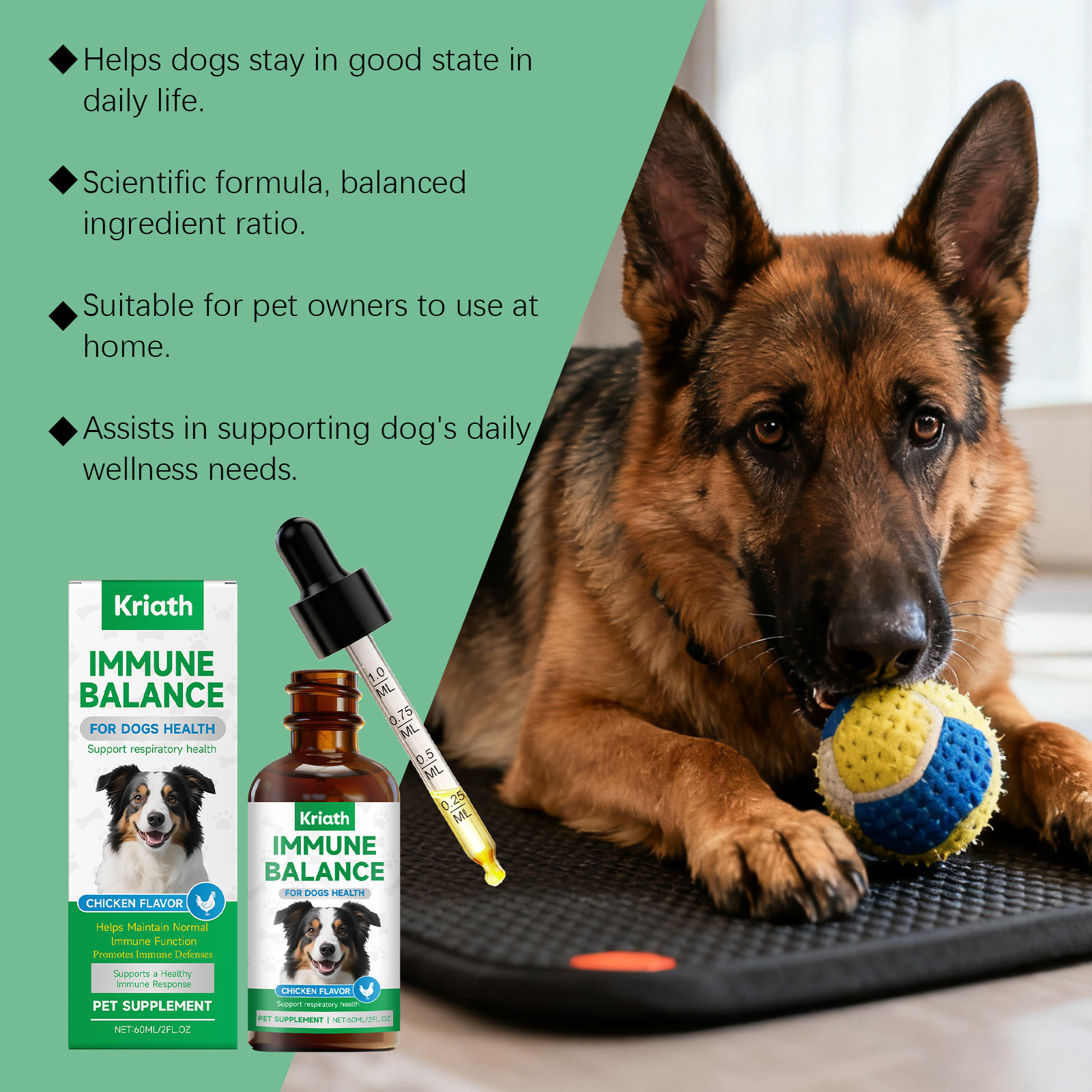 Immune Herbal Drops For Dogs