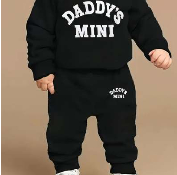 Trendy Cool Kids Casual Sports Hoodie Set