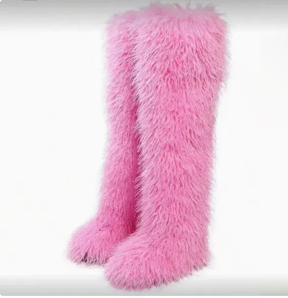 72cm Thigh high Boots For Fall And Winter Powder 43 - Shop at LoveMi
