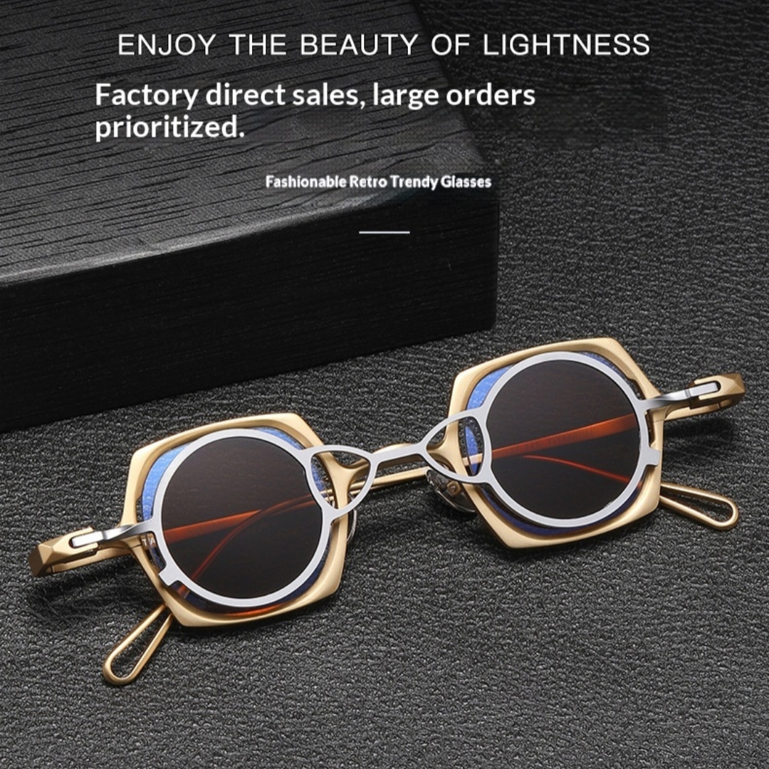 Magnetic Pure Titanium Hanging Rack Polarized Sunglasses