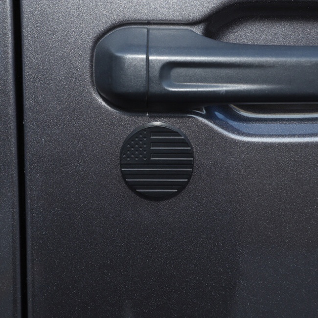 Matte Black Door Keyhole Cover