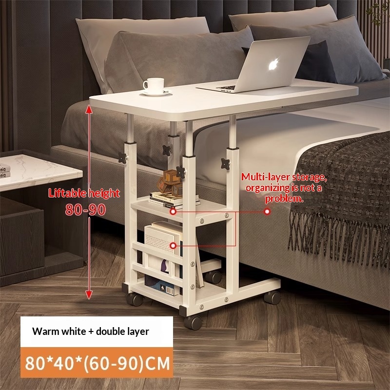 Movable Minimalist Bedside Table For Bedroom And Home Use - Image 1