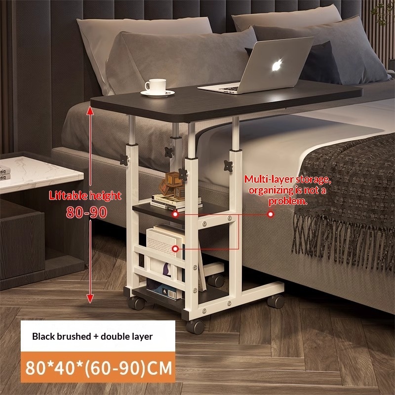 Movable Minimalist Bedside Table For Bedroom And Home Use - Image 2