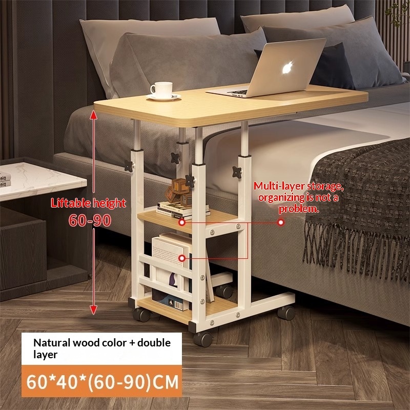 Movable Minimalist Bedside Table For Bedroom And Home Use - Image 6
