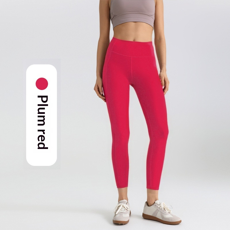 Mesh Side-pocket Stretchy Athletic Leggings