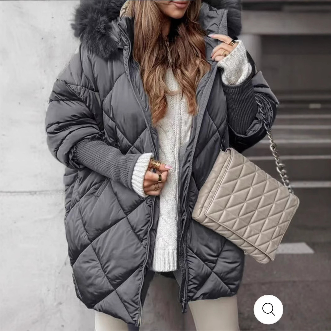 Elegant Winter Hooded Cardigan Coat