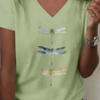Womens Short Sleeve T-shirt Top - Mxw34-S