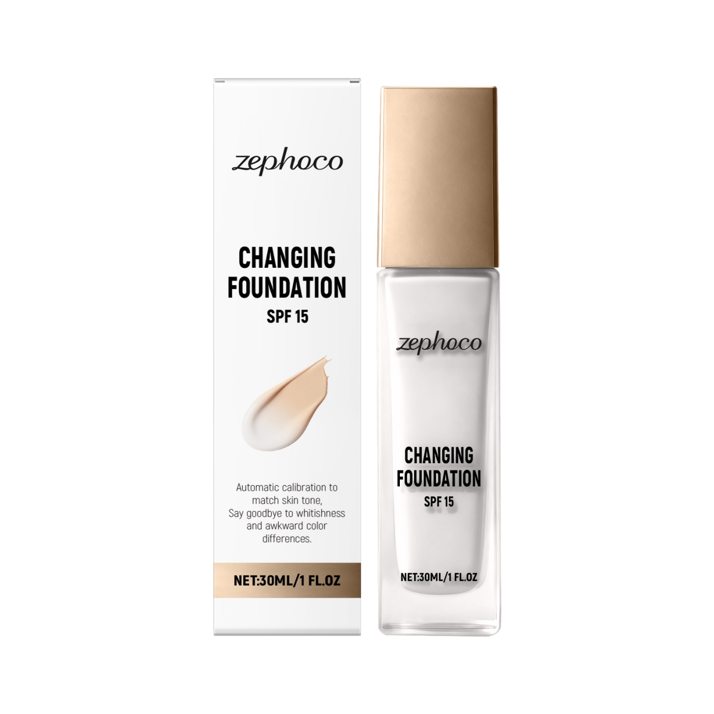 Temperature-sensitive Toning Liquid Foundation