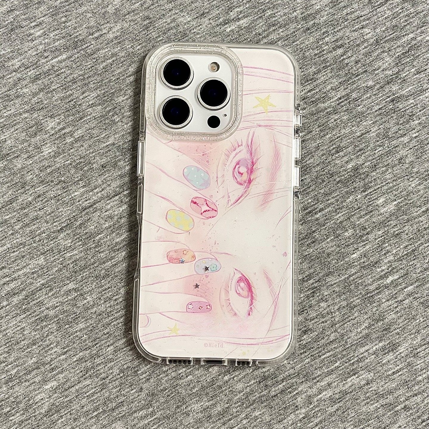 Butterfly-shaped Rounded-edge Cartoon Phone Case For Nail Art Enthusiasts
