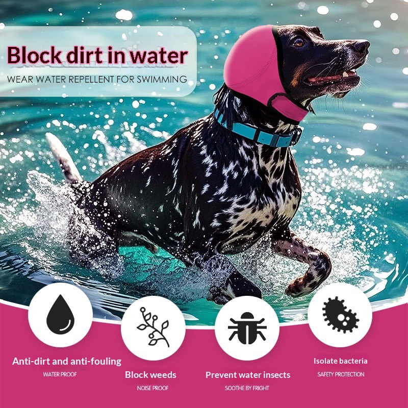 Swim-Proof Head Cover For Pet Dogs In Fall And Winter