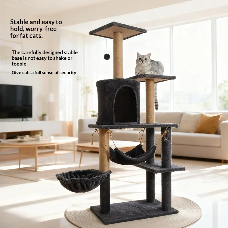 Dedicated Cat Bed and Large Cat Tree Combo