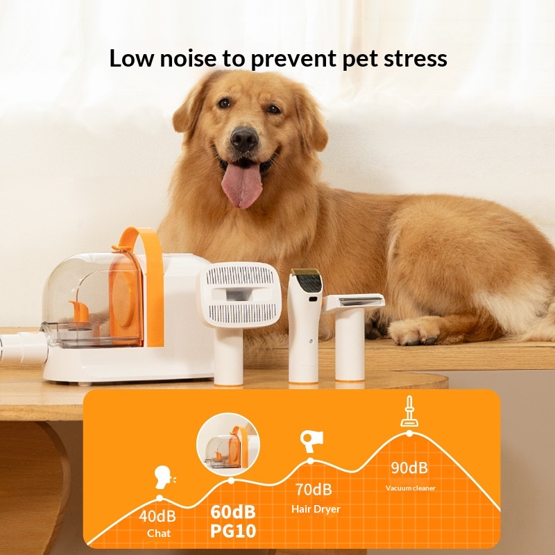 Air Radish Pet Electric Hair Clipper A Physical Grooming Tool With Built-in Hair Suction For Effortless Trimming