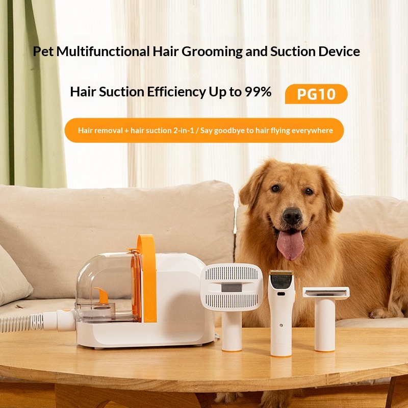 Air Radish Pet Electric Hair Clipper A Physical Grooming Tool With Built-in Hair Suction For Effortless Trimming