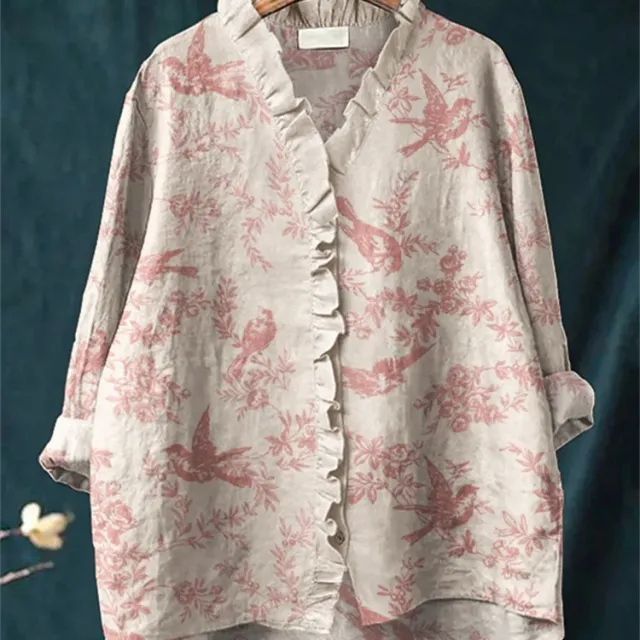 Loose Print Crew Neck Casual Plus Size Women's T shirt Hbsmtcs038 Xl - Shop at LoveMi