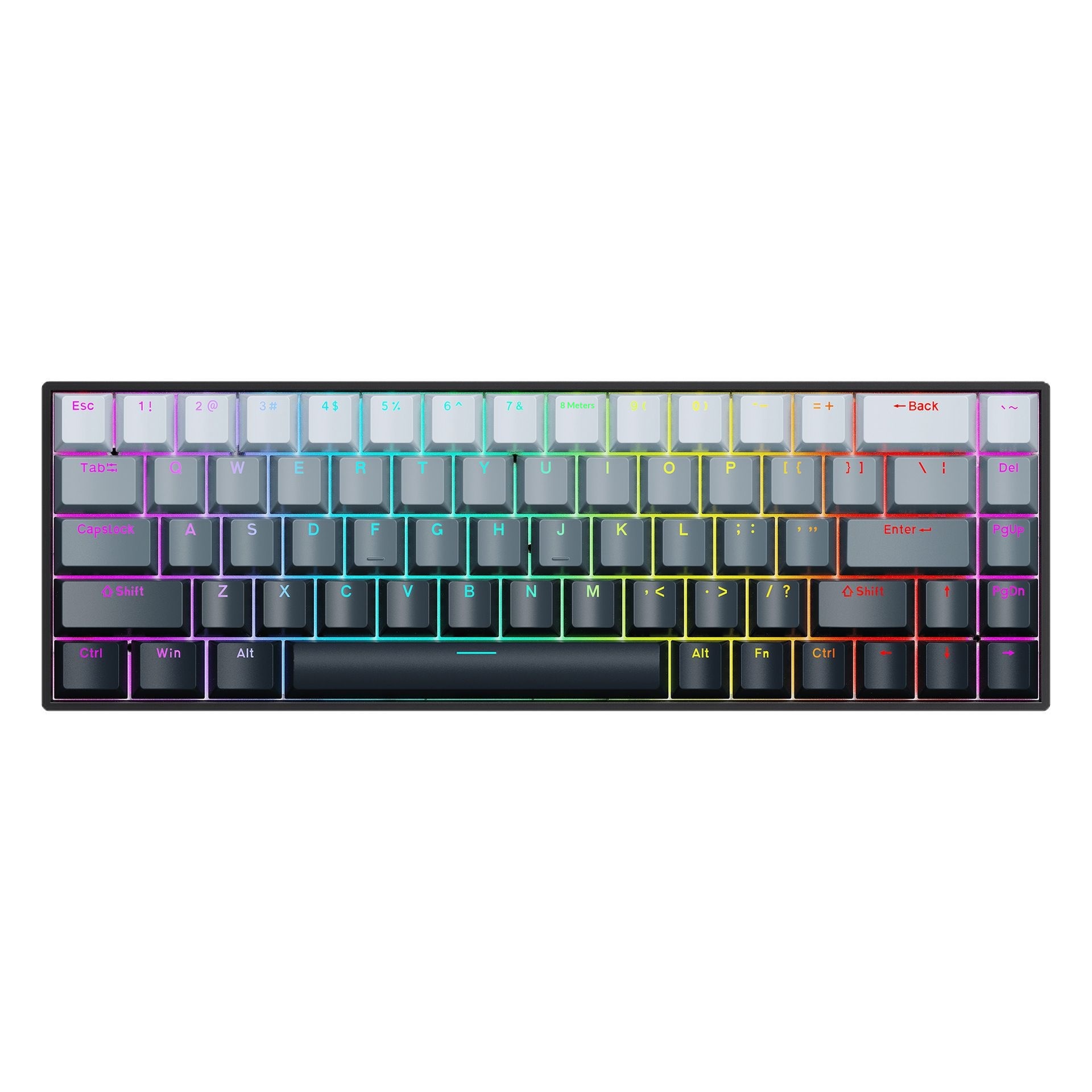68-key Wireless Mechanical Portable Gaming Wired Keyboard For Laptops 4