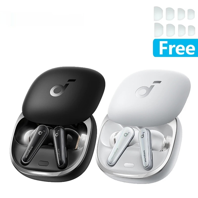 A Pair Of White Plastic Over-ear Headphones