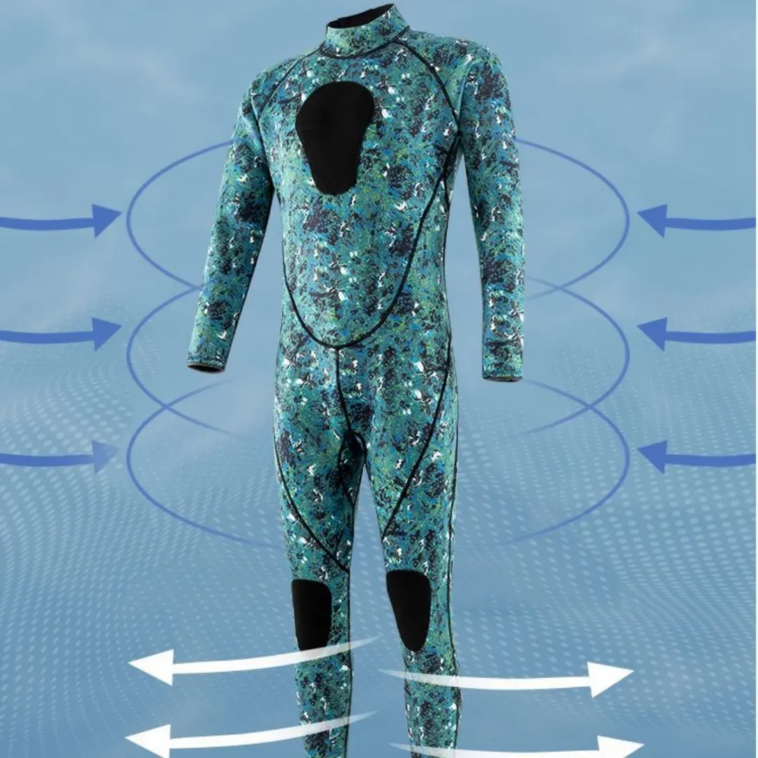 3mm Mens One Piece Wetsuit Sun Protective