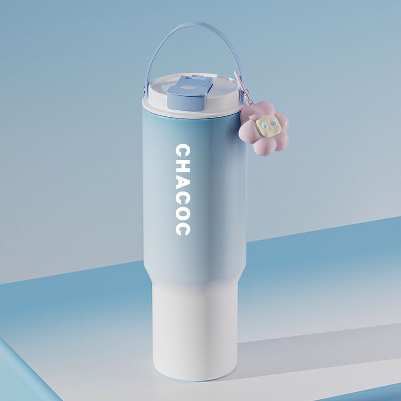 Simple Ladies' Large Capacity Gradient Vacuum Insulated Cup