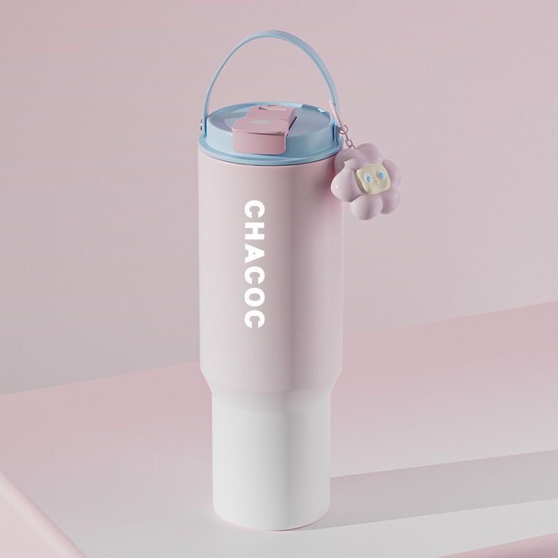 Simple Ladies' Large Capacity Gradient Vacuum Insulated Cup