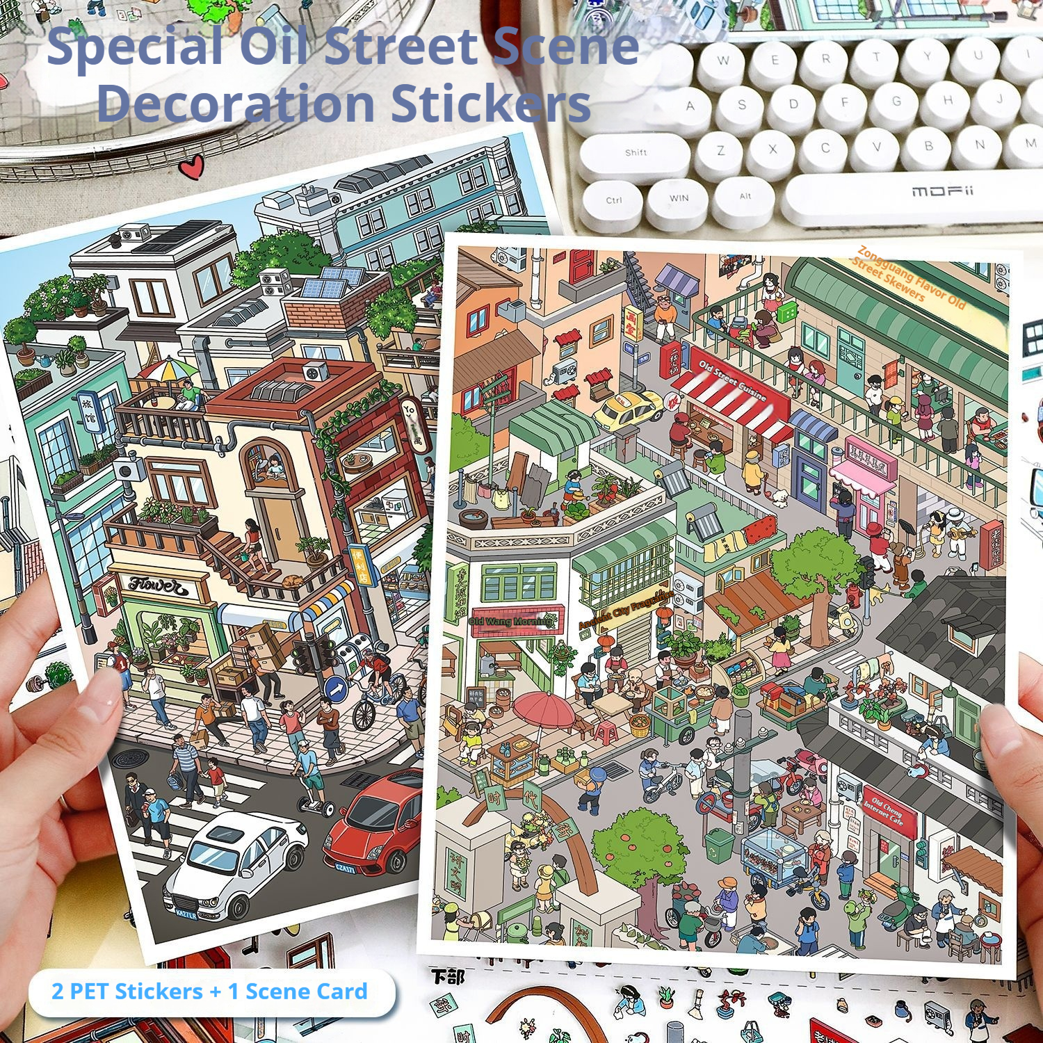3D Miniature Scene Planner Stickers