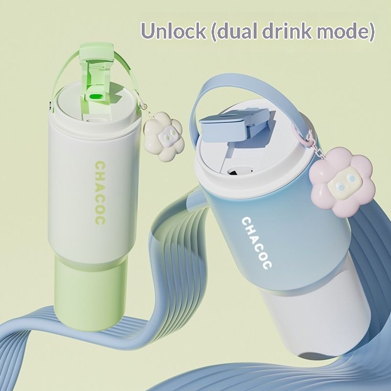 Simple Ladies' Large Capacity Gradient Vacuum Insulated Cup