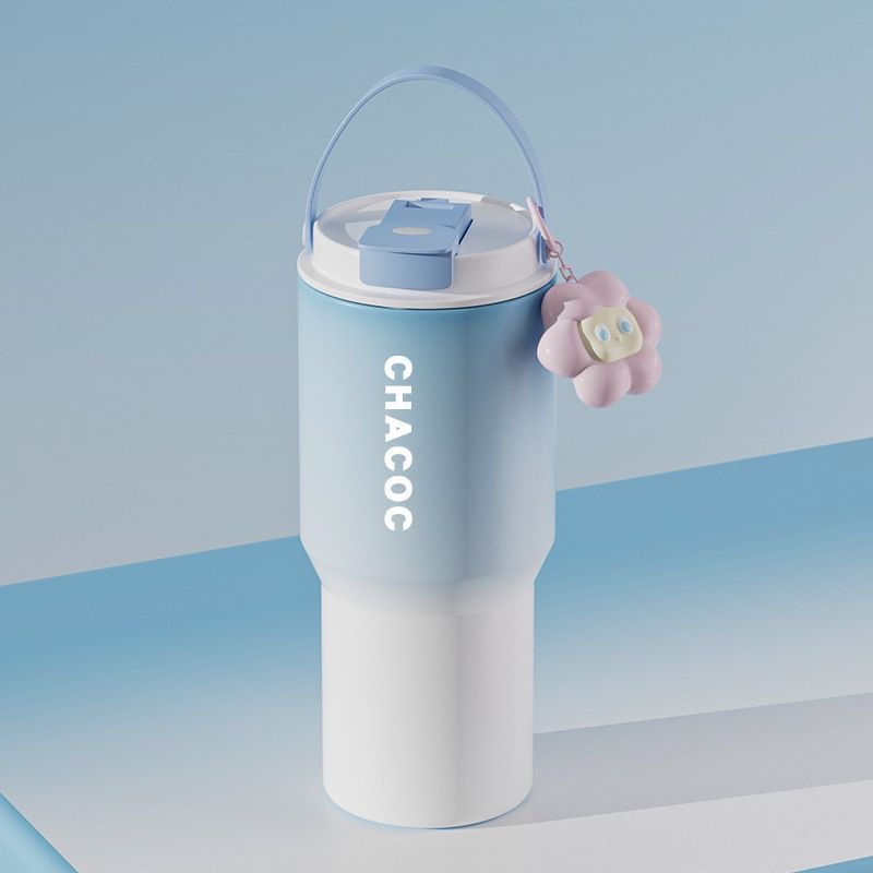 Simple Ladies' Large Capacity Gradient Vacuum Insulated Cup