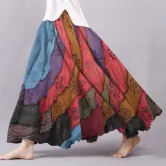 Springautumn 3D Digital-printed Midi A-line Skirt - Sjwbscq011-S - View 1