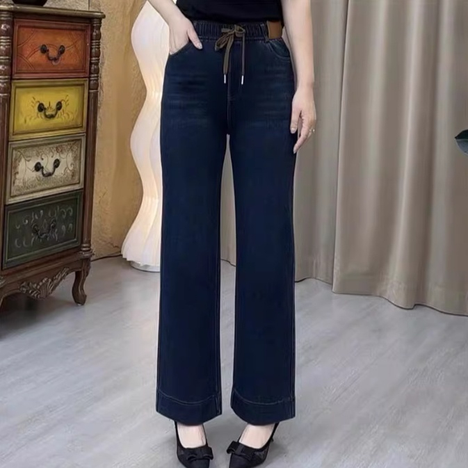 Loose Slimming Washed Denim Jeans For Women