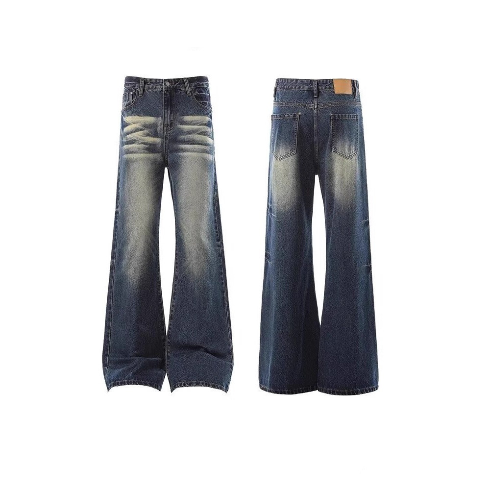 Womens Retro Flared Fashion Casual Jeans