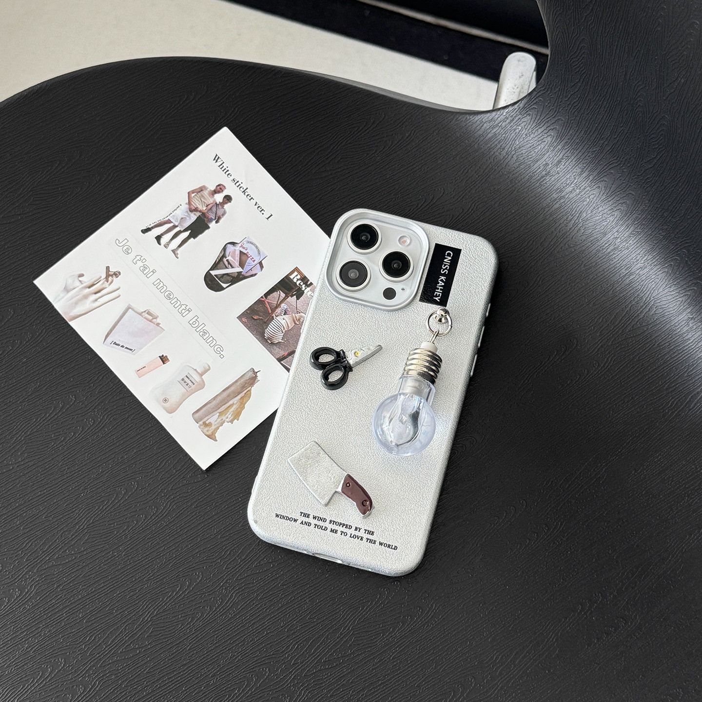 Trendy Cool And Creative Silver Phone Case With A Unique Style