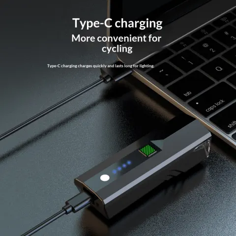 Night Riding Gear with a High-intensity Front Light Rechargeable