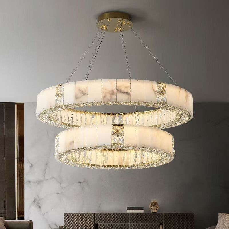 Affordable Luxury Crystal Onyx Chandelier For Hotels And Clubs