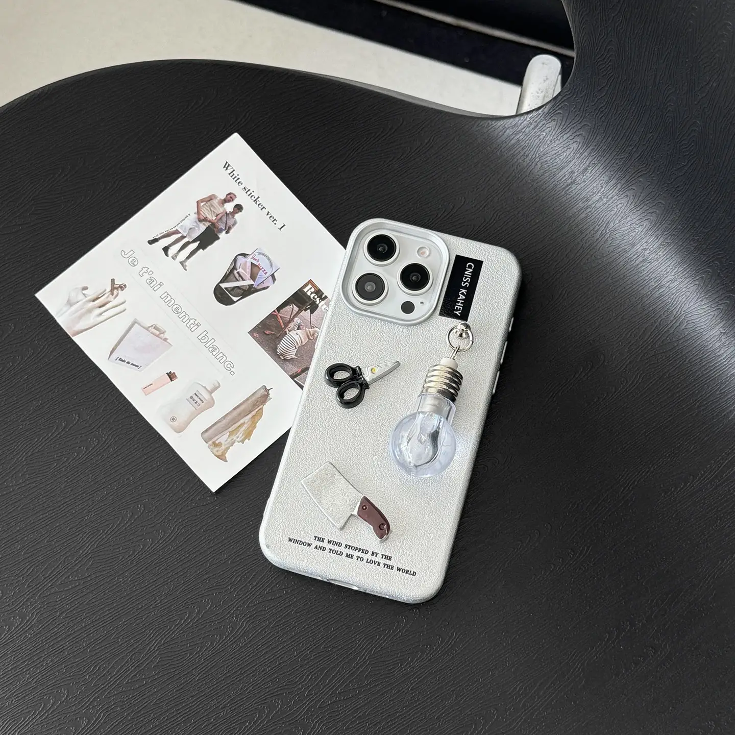 Trendy Cool And Creative Silver Phone Case With A Unique Style