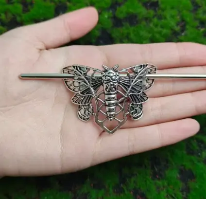 Moth And Butterfly Hair Clips For Women