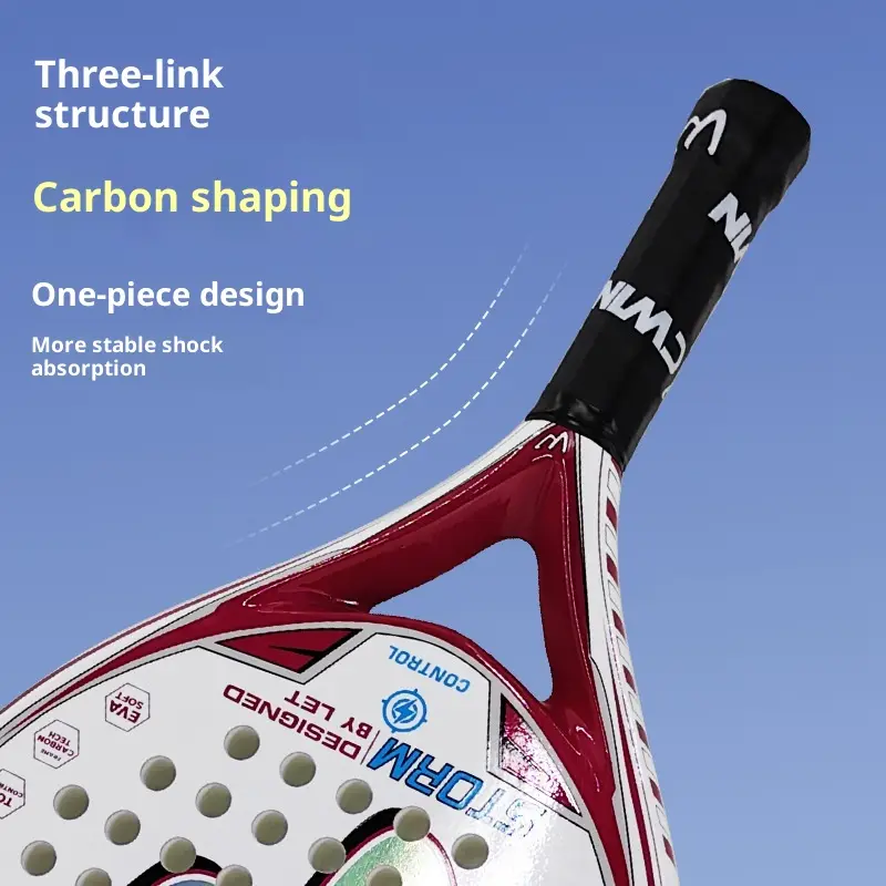 Womens Creative Printed Paddle Tennis Beach Racket