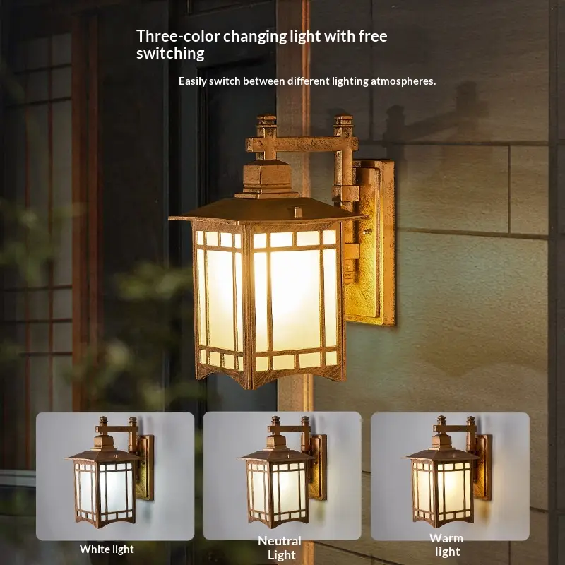 Outdoor Waterproof Wall Sconce For Villa Exteriors And Gardens Simple Design