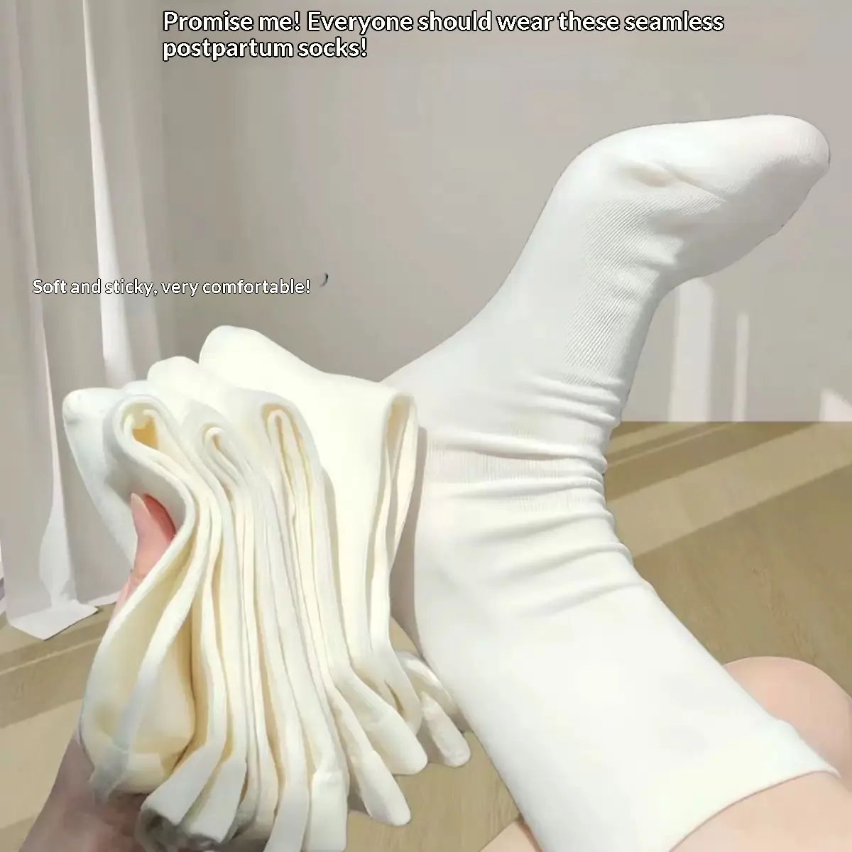 Stylish Boneless Postpartum Socks