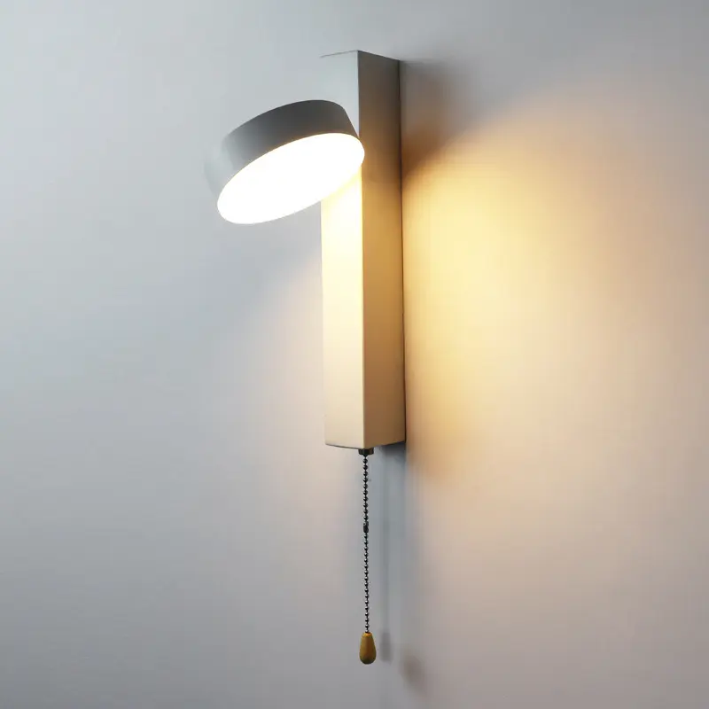 Modern Minimalist Black-and-white Wall Sconce With For Hallway Lighting