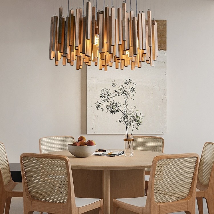 Modern Minimalist Chandelier For Living Rooms New Chinese-style Dining Rooms And Tea Rooms By A Designer