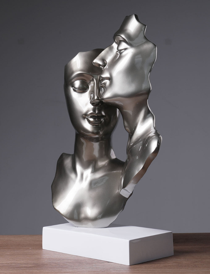 Abstract Couple Portrait Figurine, picture 3 of 5