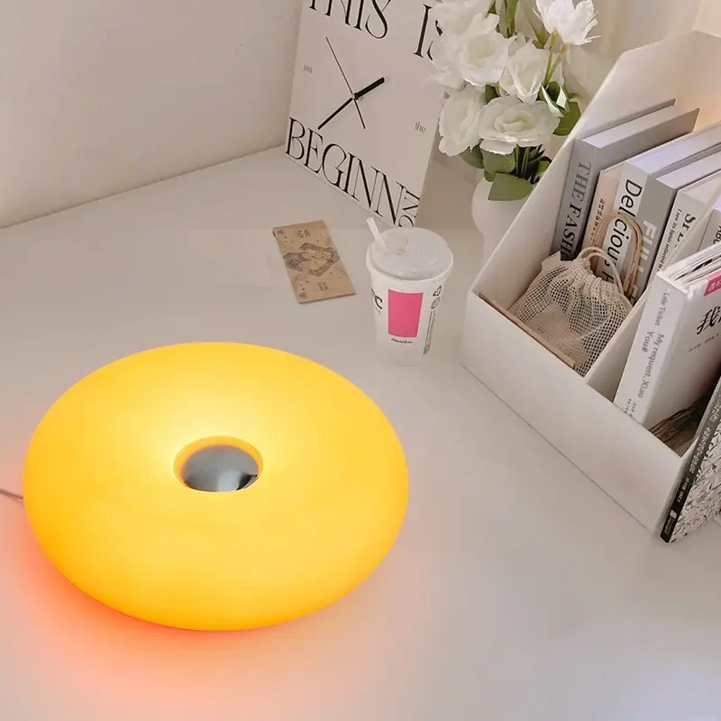 Donut Table Lamp With Touch Dimming