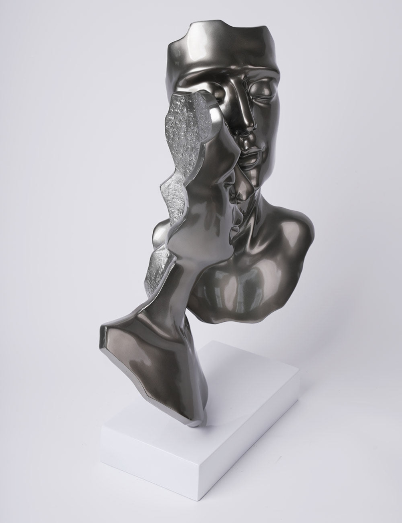 Abstract Couple Portrait Figurine, picture 4 of 5