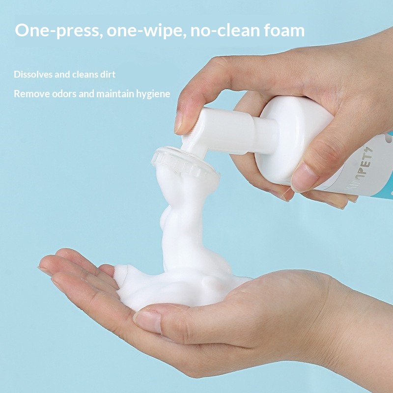 No Rinse Cleaning Foam For Dog Paws
