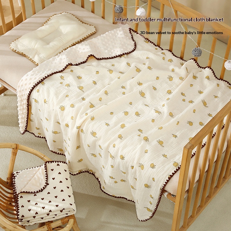 Type A Pure Cotton Gauze Soft Baby Blanket For Newborns And Infants