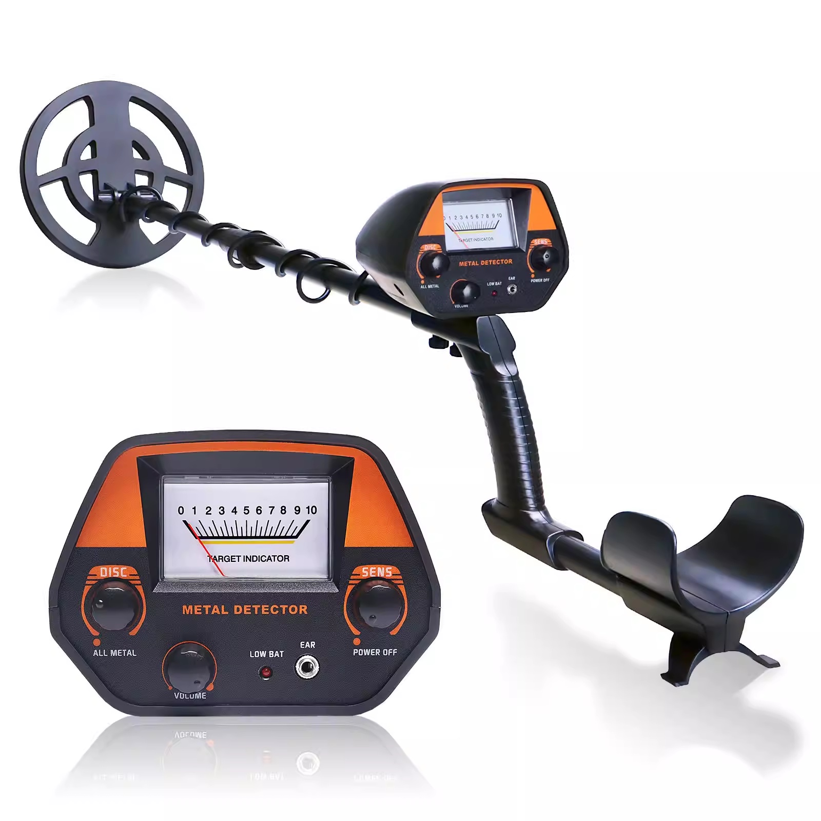 Waterproof Archaeological Gold Silver And Bronze Handheld Underground Metal Detector