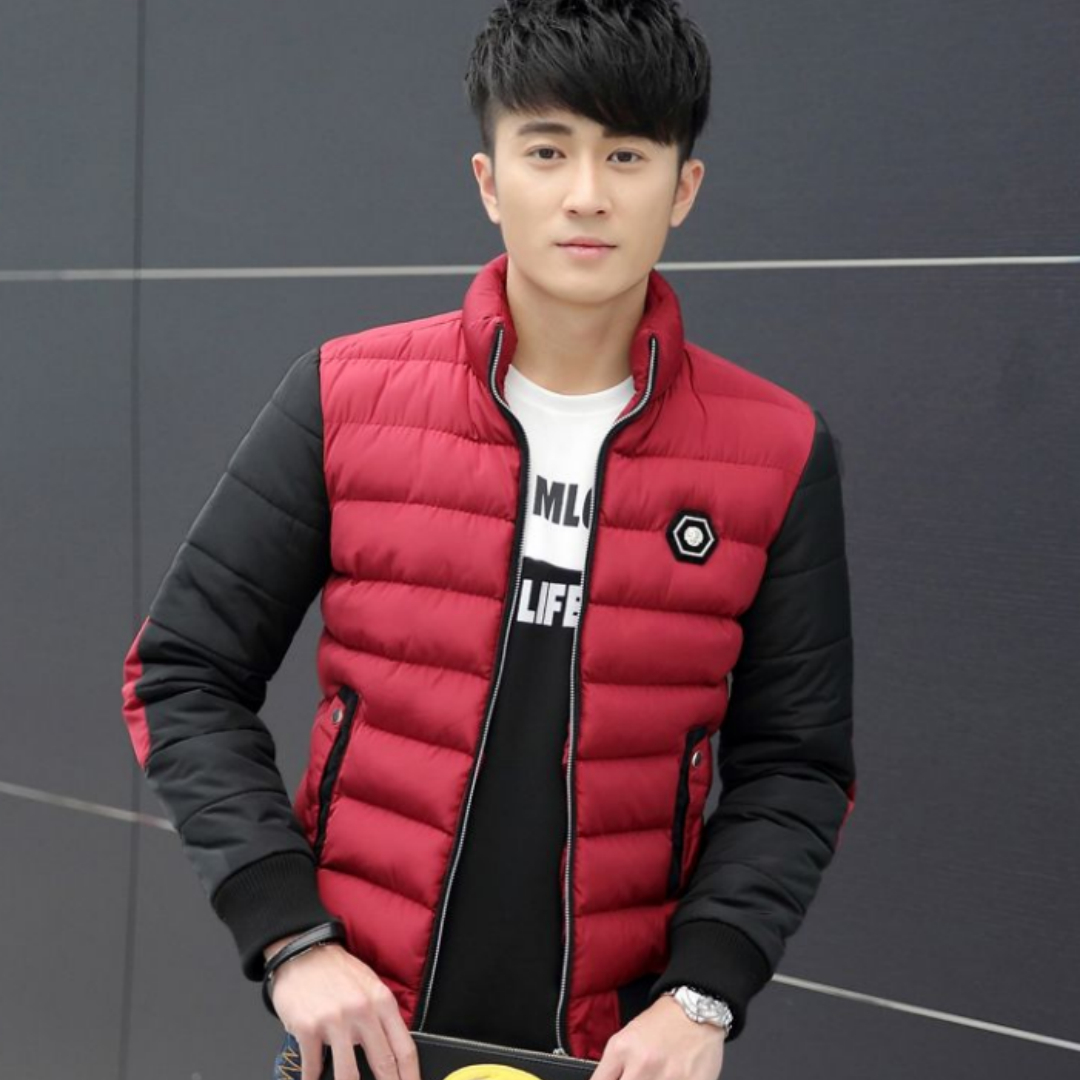 Men's Short Cotton-padded Coat  Fleece-lined And Thickened New Style For Winter