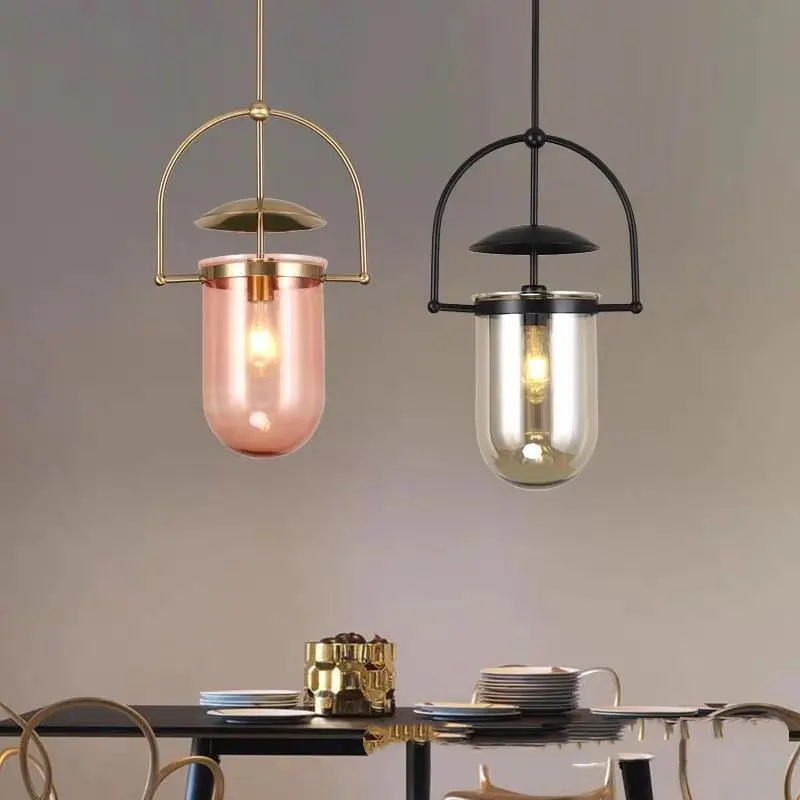 Modern Minimalist Chandelier In A Rustic American