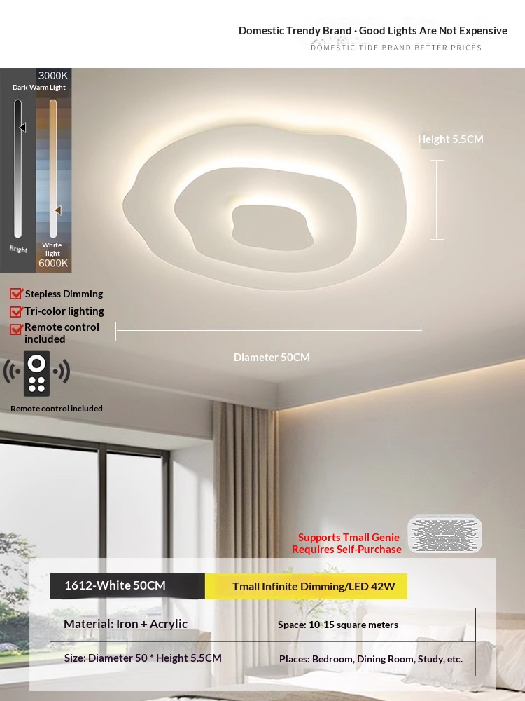 Bedroom Ceiling Nordic-style Lighting Fixture