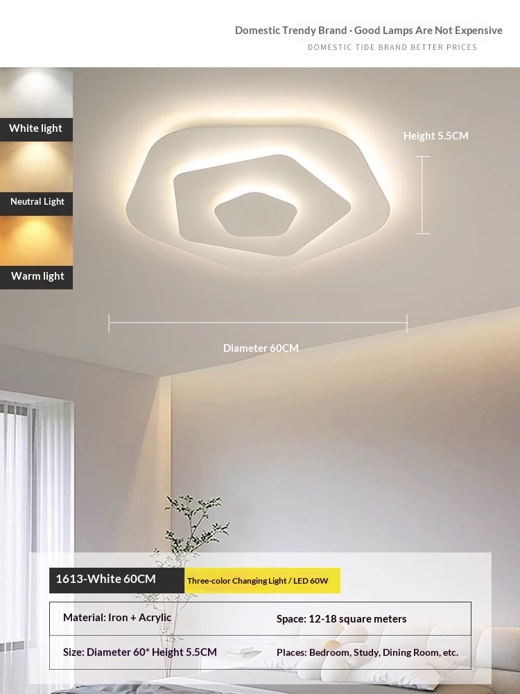 Bedroom Ceiling Nordic-style Lighting Fixture